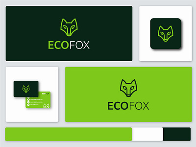 Fox + Leaf Logo Concept app icon brandidentity branding creativedesign ecologo graphic design logo design logodesign modern logo natureinspired
