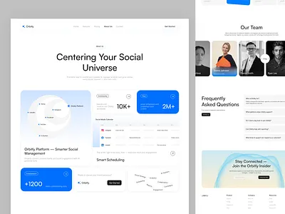 Social Media Management Platform creative graphic design management media platform social ui uiux web website