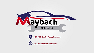 Maybach Motors advert animation logo motion graphics video editing