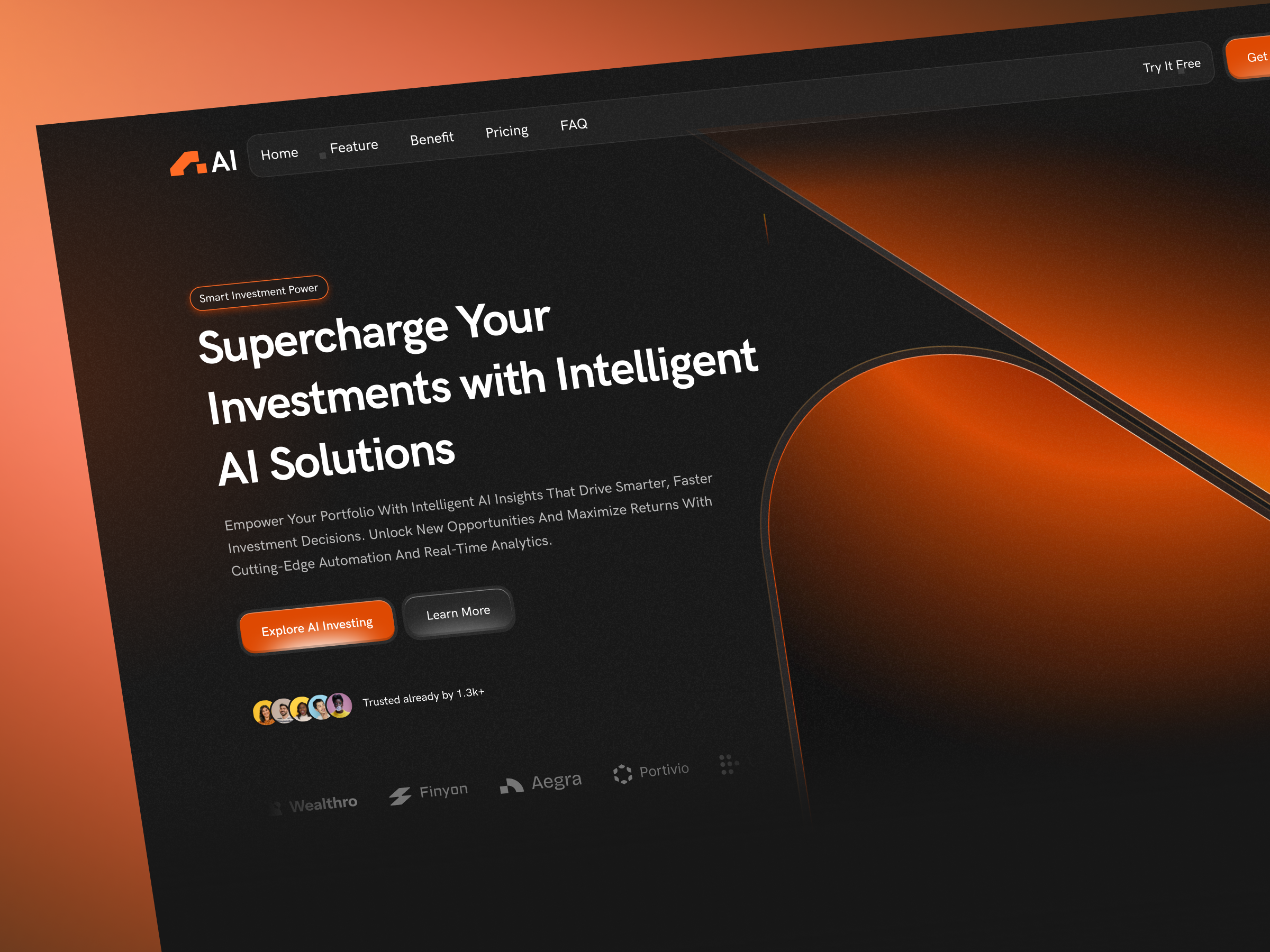 Ai Solutions Landing Page ai design ai design u ai platform ai solutions ai website artificial intelligence clean design clean ui landing page minimal design modern design saas design saas landing page service trend web design