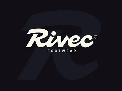 Rivec: logotype authentic bold branding custom flow footwear handlettering iconic identity lettering logo ocean rivec script standout strong surf type typography unique