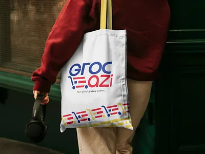 Groc Eazi branding graphic design logo