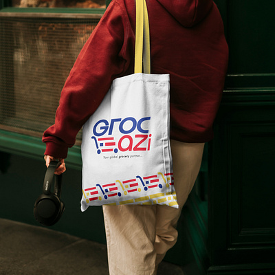 Groc Eazi branding graphic design logo