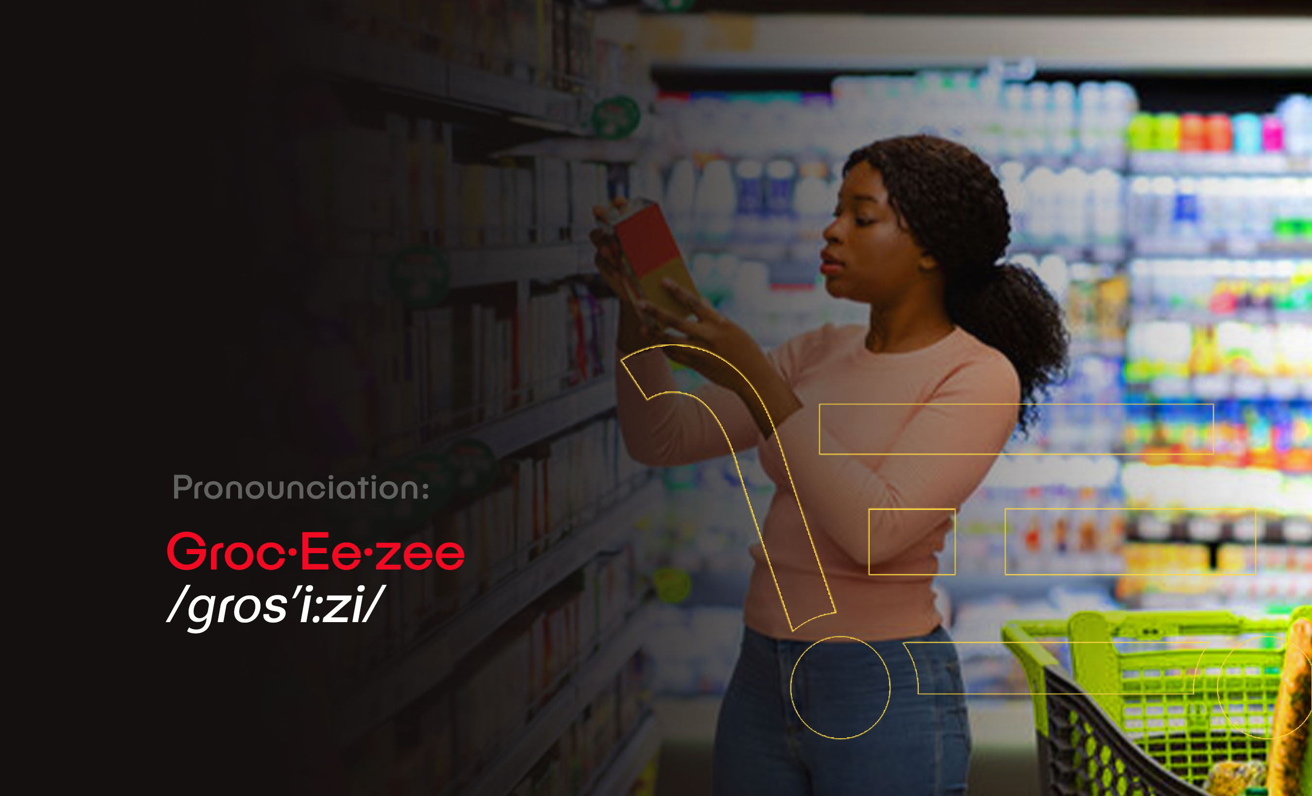 Groc Eazi branding graphic design logo mockups