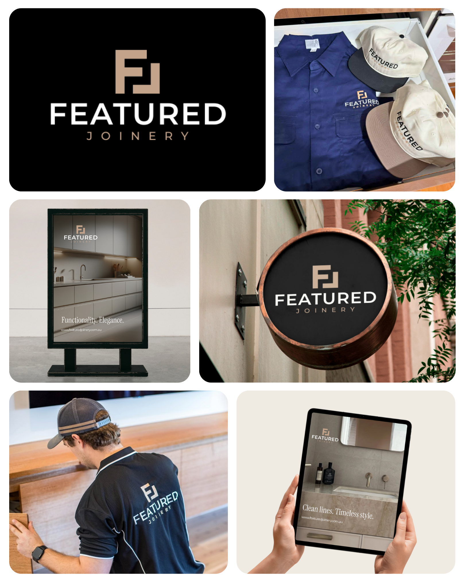 Logo Design & Branding for Joinery Business branding building construction design graphic design illustration joinery logo ui webdesign website