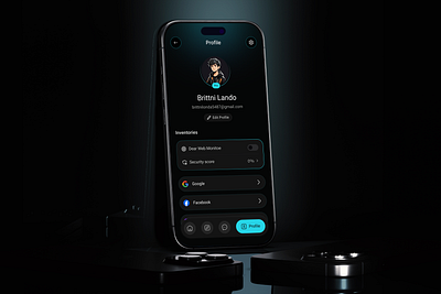 Profile page UI/UX Design Concept ai application ai learning ai mentor ai powered app profile page clean ui dark mode darkui mobile app onboarding personalizedlearning profile profile page profile page app profile ui smartmentorapp ui