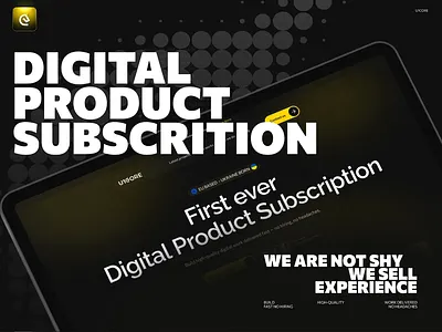 Digital Product Subscription U1 Core 2025 3d animation branding graphic design logo motion graphics ui