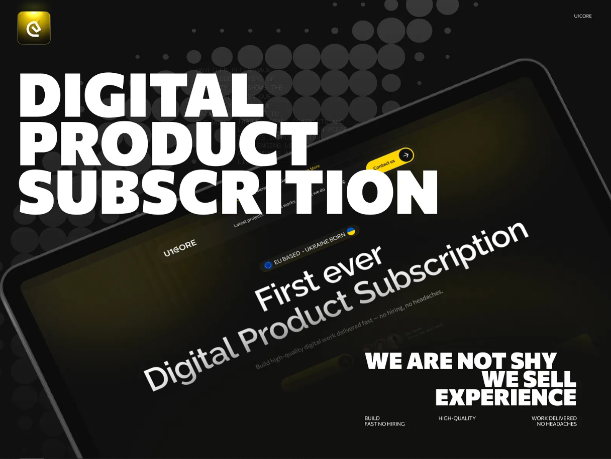 Example of Digital Product Subscription U1 Core2025