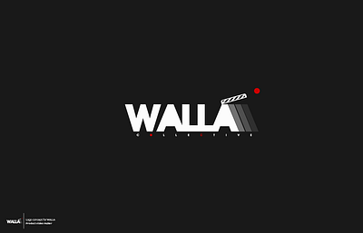 Logo concept for WALLA brand branding design graphic design illustration logo typography vector