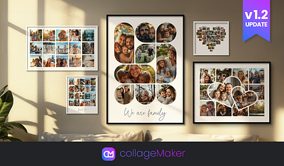 Photo Collage Maker - Photoshop Plugin add on ai automation batch bulk collage design face detection frame photoshop plugin poster print