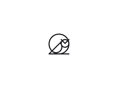 Moonlight Owl animal brand fauna guard logo minimal moon night owl sign simple