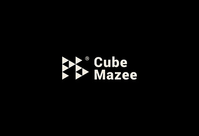 Logo concept for Cube Mazee app branding design graphic design illustration logo typography vector