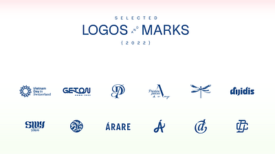 LOGO and MARKS brand identity branding design graphic design illustration logo typography vector