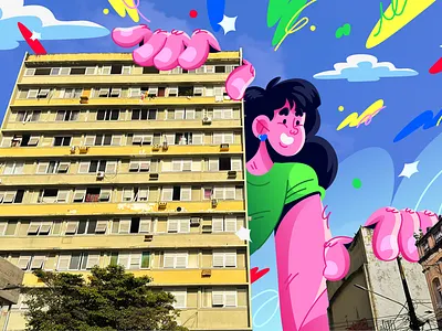 Olhos na cidade 2 animation character city dribbble flat flat design illustration illustrator new photo publicity vector visualkey