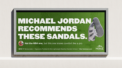 Fake influencer campaign - Hike Footwear concept ads creative facebook ads graphic design static ads