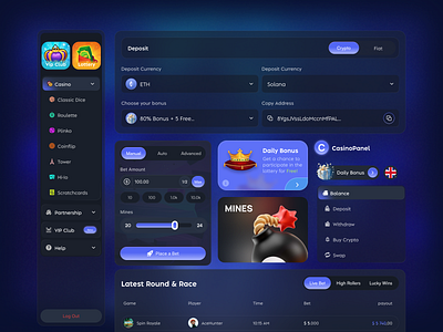 Online Casino - UI KIT bet betting app casino casino app casino design casino ui casino ui kit casino website game design igaming meme coin mobile game online casino online poker pepe poker table slots ui design ui kit web design