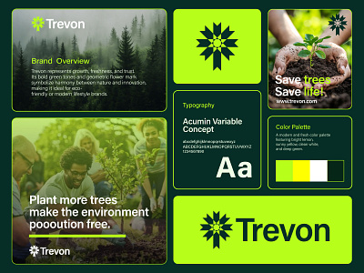 Trevon Eco-Friendly Logo & Branding — Ready-to-Use Sustainable D brandidentity brandingpackage cleandesign ecobranding ecoconsciousdesign ecofriendlylogo ecologo environmentaldesign greenbusiness greeninnovation greenstartup logodesign minimallogo modernbranding naturebrand natureinspired readytouselogo sustainablebrand sustainablelifestyle visualidentity