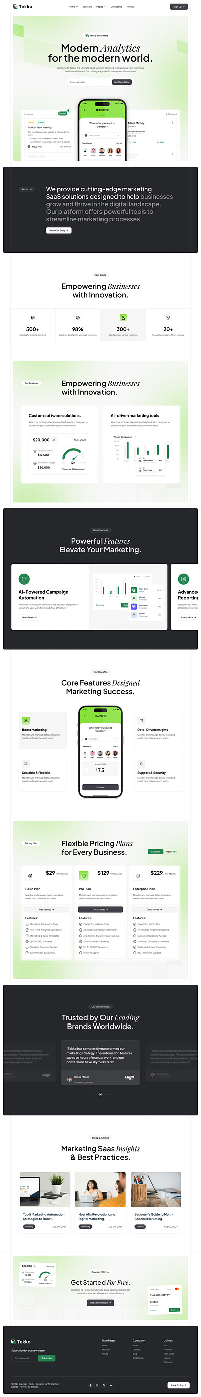 Tekko - Technology Webflow Website Template branding design figma figmadesign landing page madeinwebflow nocode template ui uiux webflow website design website development
