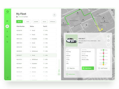 Car Fleet Management Dashboard car dashboard car dashboard design car management car manager car tracker car website cars clean dashboard dashboard design flat design flat ui fleet management fleet manager minimalistic saas saas dashboard saas website tracking web design