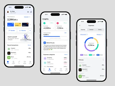 Budget - Finance App (part2 ) budget finance app finance app design mobile app