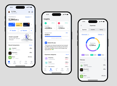 Budget - Finance App (part2 ) budget finance app finance app design mobile app