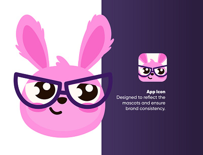 App Icon for Talking Duo App app branding character design design graphic design icon app illustration logo ui ux vector