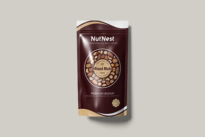 NutNest Packaging Design Concept branding creative design design graphic icon illustration logo logo design logodesign ui