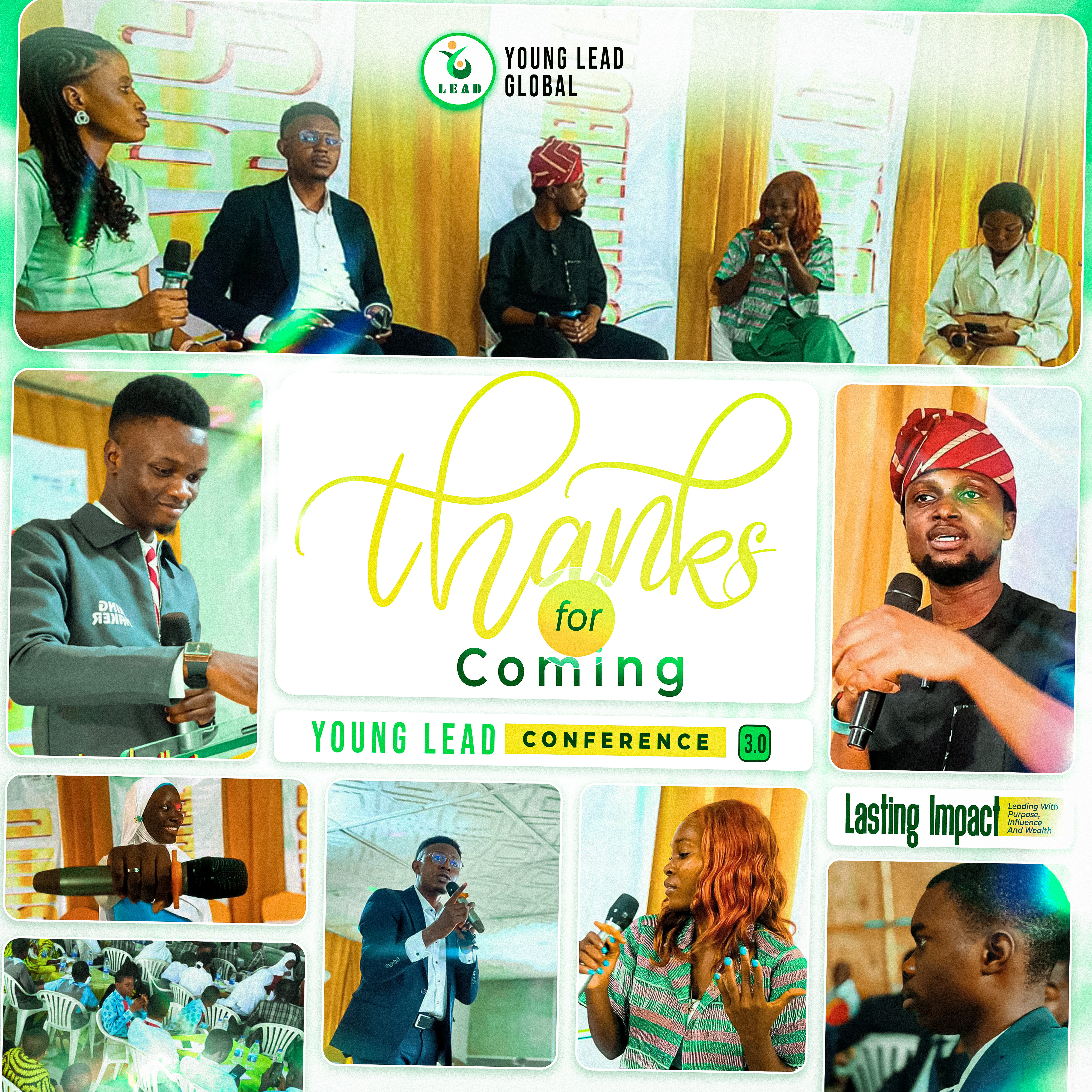 YOUNG LEAD CONFERENCE VISUAL DESIGN branding creative designer design flyer design graphic design typography