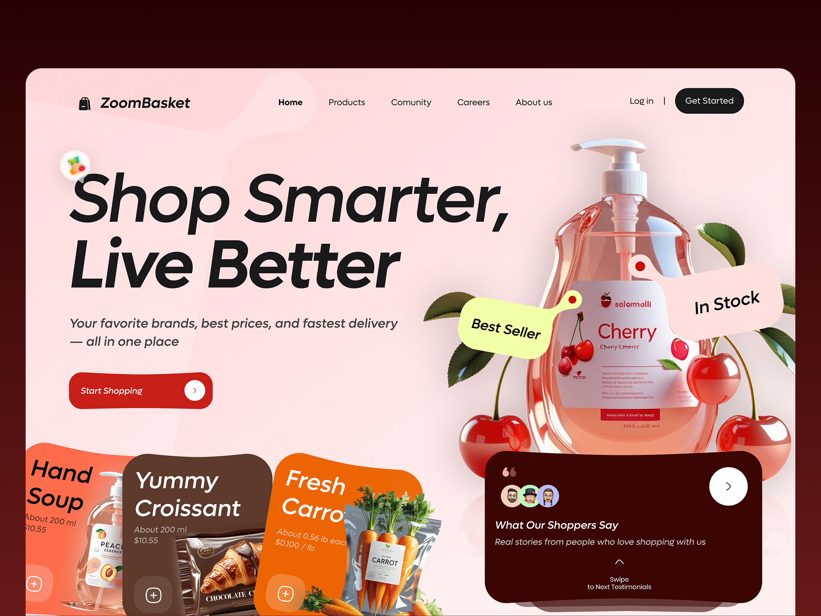 E-commerce Web UI Design by Roohi Koohi ✦ on Dribbble