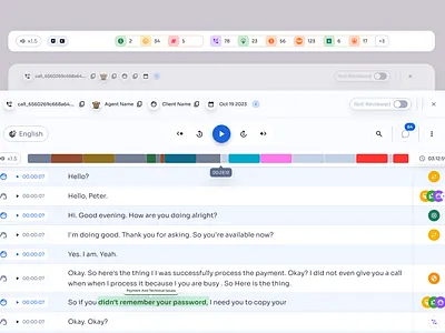 Gonen Maatuk | גונן מעתוק | Robonote Call screen dashboard ui ux