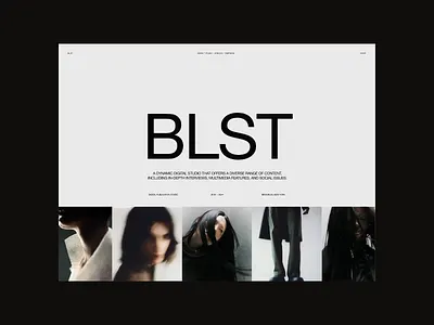 BLST 3d branding design figma graphic design ui web design website website design