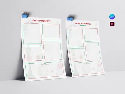 Christmas Planner Template white