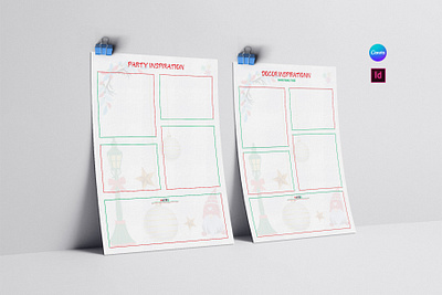Christmas Planner Template white