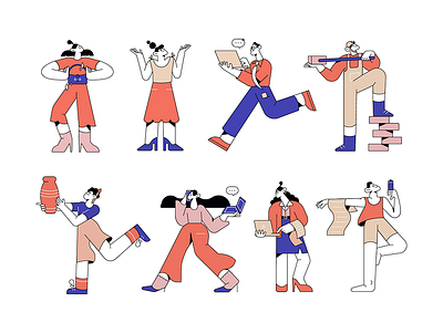 Character design I Client: Lukango app branding design graphic design illustration logo typography ui ux vector