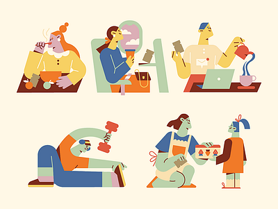 Pikora- brand illustrations app branding design graphic design illustration logo typography ui ux vector