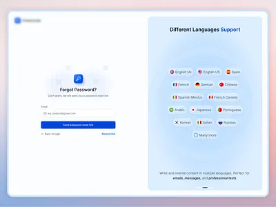 SaaS Dashboard Forgot Password UI Design dashboard dashboard design dashboard ui design design forgot password design product design saas dashboard design saas forgot password saas web app saas web app design ui ui designer uiux design uiux designer user experience ux ux designer web app design