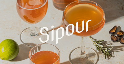 Sipour art deco inspired brand identity branding cocktail glass creative brand creative concept design drink design drinkware design glassware glassware design graphic design home decor hosting essentials lifestyle branding logo modern brand identity product branding tableware design timeless identity