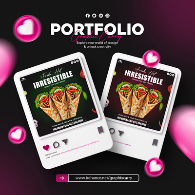 Creative Fast Food Poster advertising branding creative design fast food food poster graphixcarry mustakim ahmed rezwan restaurant sandwichlovers social media ads social media post socialmedia