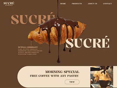 Bakery | Landing Page bakery design landing page ui