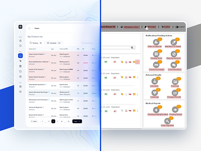 Balsam Hospital Dashboard app components dashboard data table design design system healthcare hospital modern table ui ui design uiux website