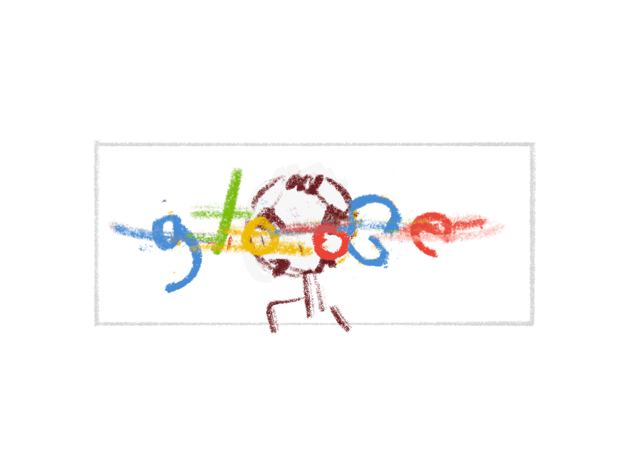 soccer doodle concept animation google illustration