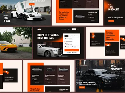 Sixt Rent A Car Homepage Redesign 2025 website design trend bmw car app car hire car rental car rental website car reservation car reserve landing page design luxury mercedes premium redesign rent a car roll royce sixt website design