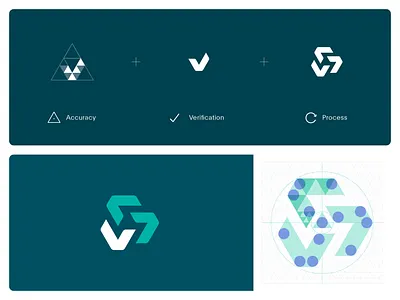 The Veriff logo construction design system