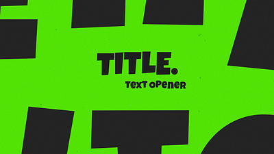 Text Opener | Podcast Intro animation brand branding intro logo opener podcast text title