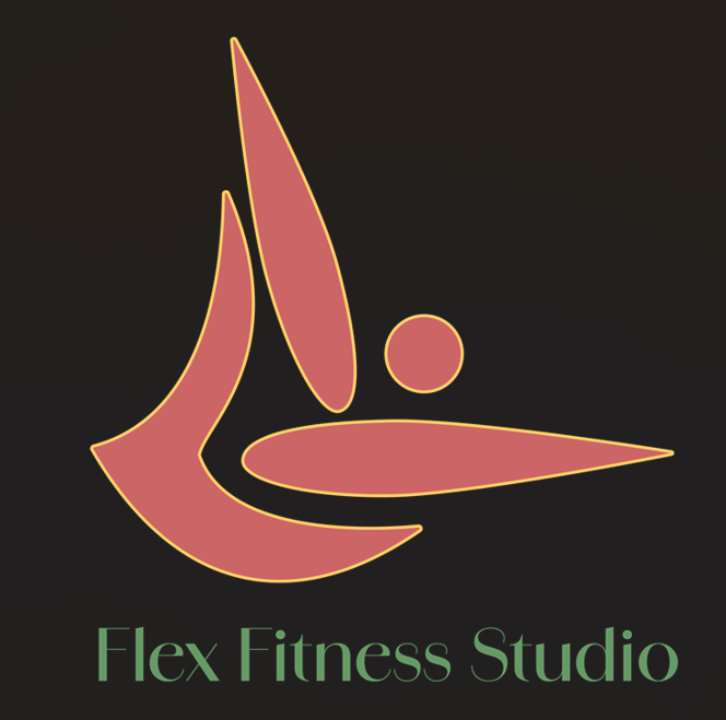 Unique brand mark for a fitness studio logo