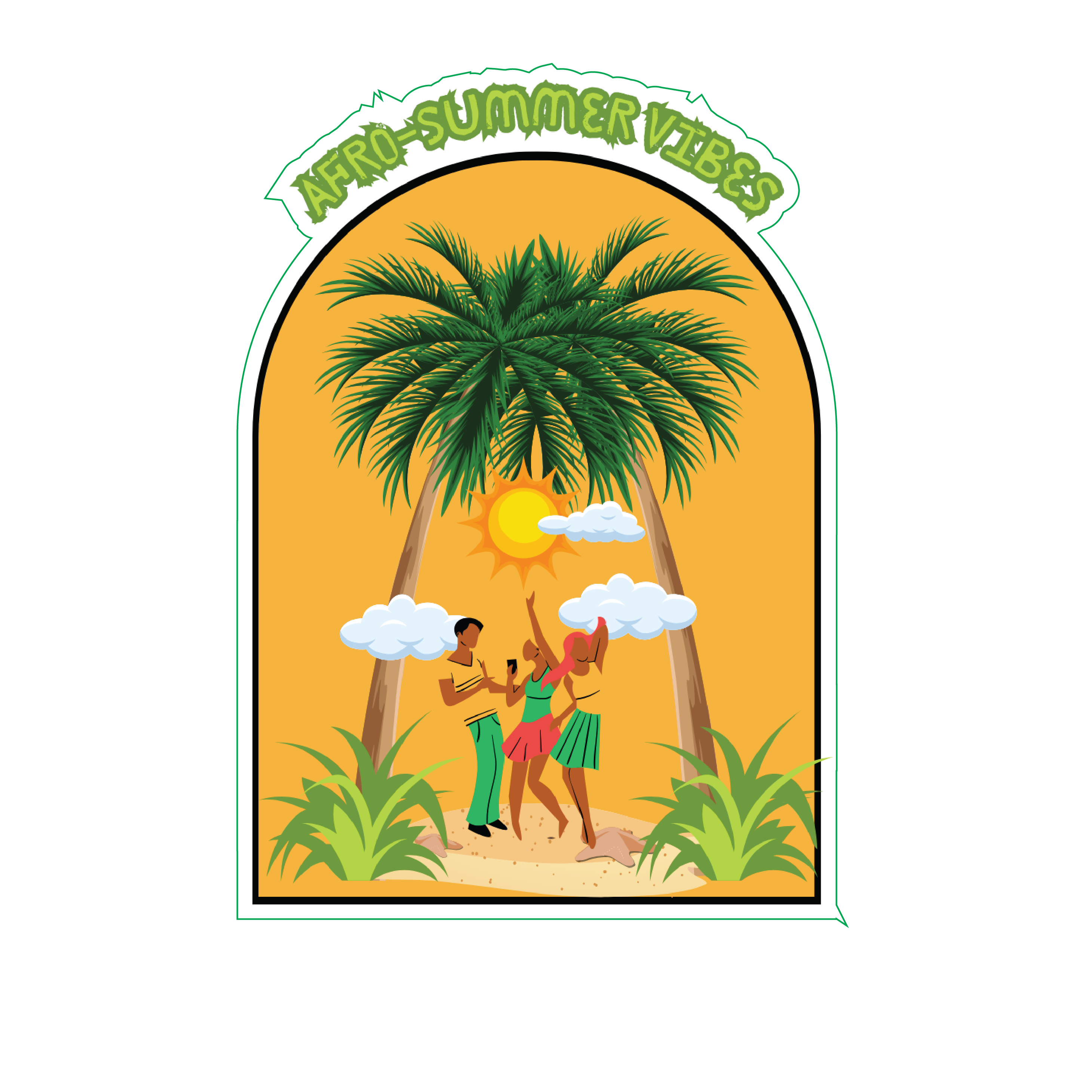 Sticker design branding graphic design illustration