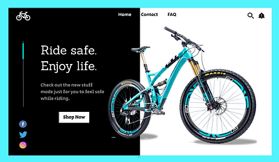 Bike Shop Design branding design graphic design illustration logo ui