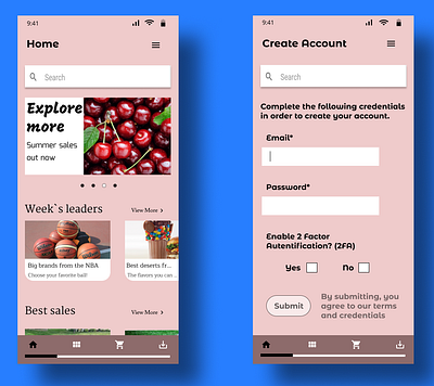 Mobile App Design branding design graphic design illustration logo ui