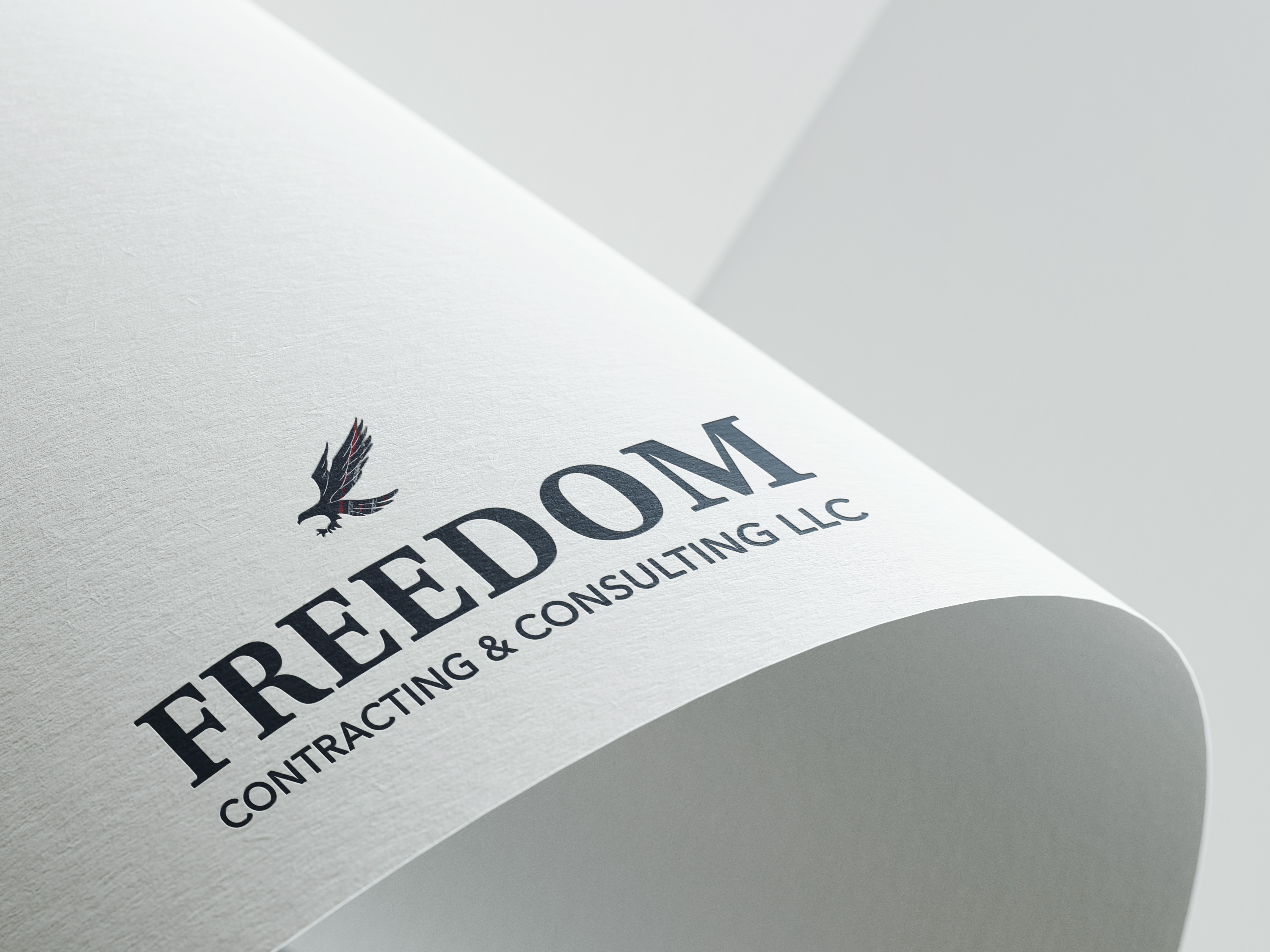 Freedom Contracting & Consulting Branding brand design branding design drawing graphic design illustration illustrations logo logo design marketing vector