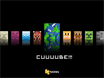 Cuuuube!!! game graphic design